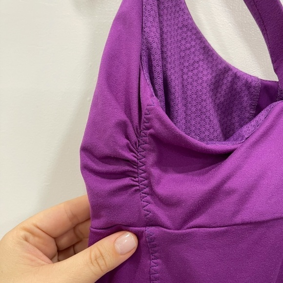Patagonia Innerspace Purple Tank Top Built-In Bra - Picture 7 of 8